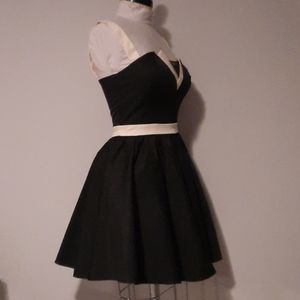 Midi Black and White Cocktail dress